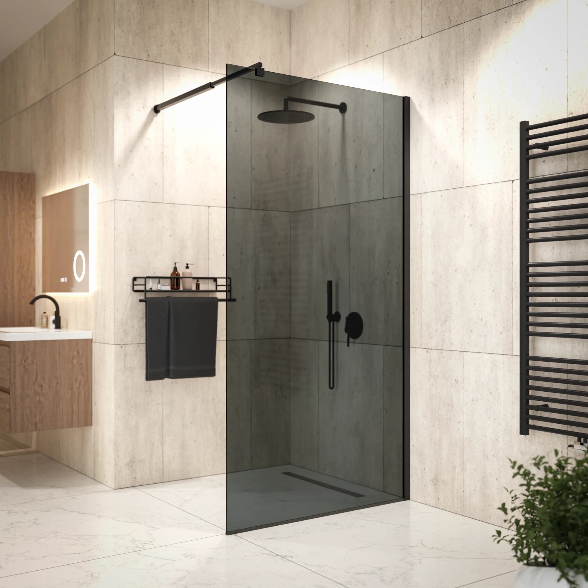 Douchewand Nova - 100x200cm