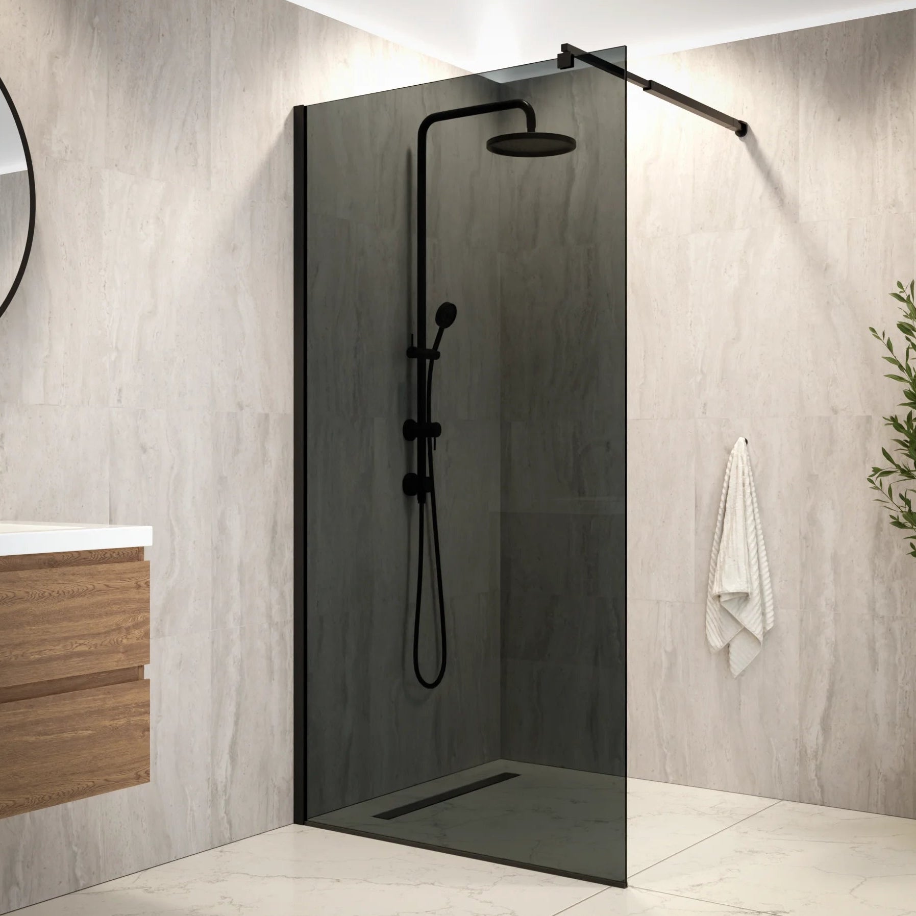 Douchewand Nova - 100x200cm