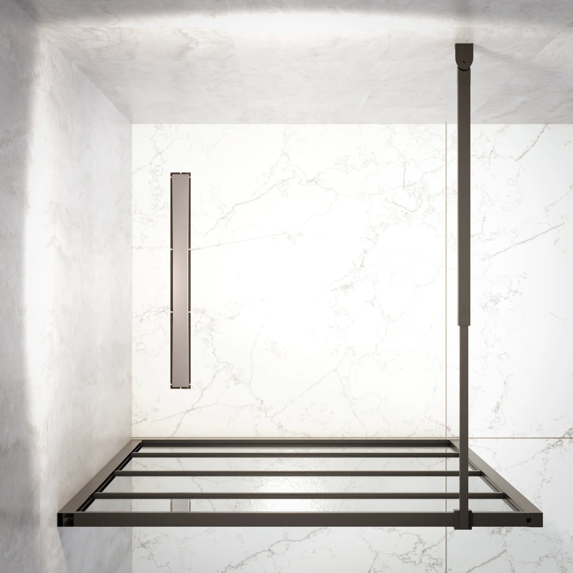 Douchewand Luna - 100x200cm