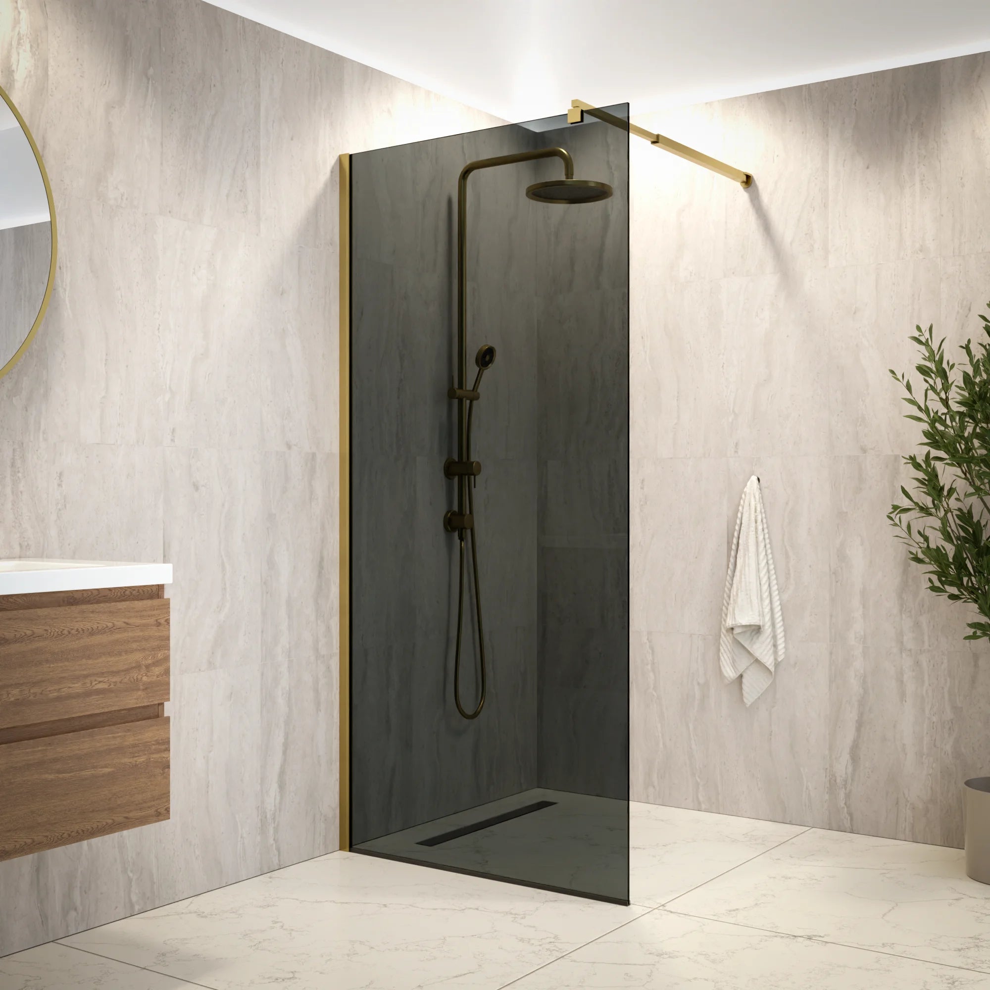 Douchewand Vero 90x200cm - Pre Order