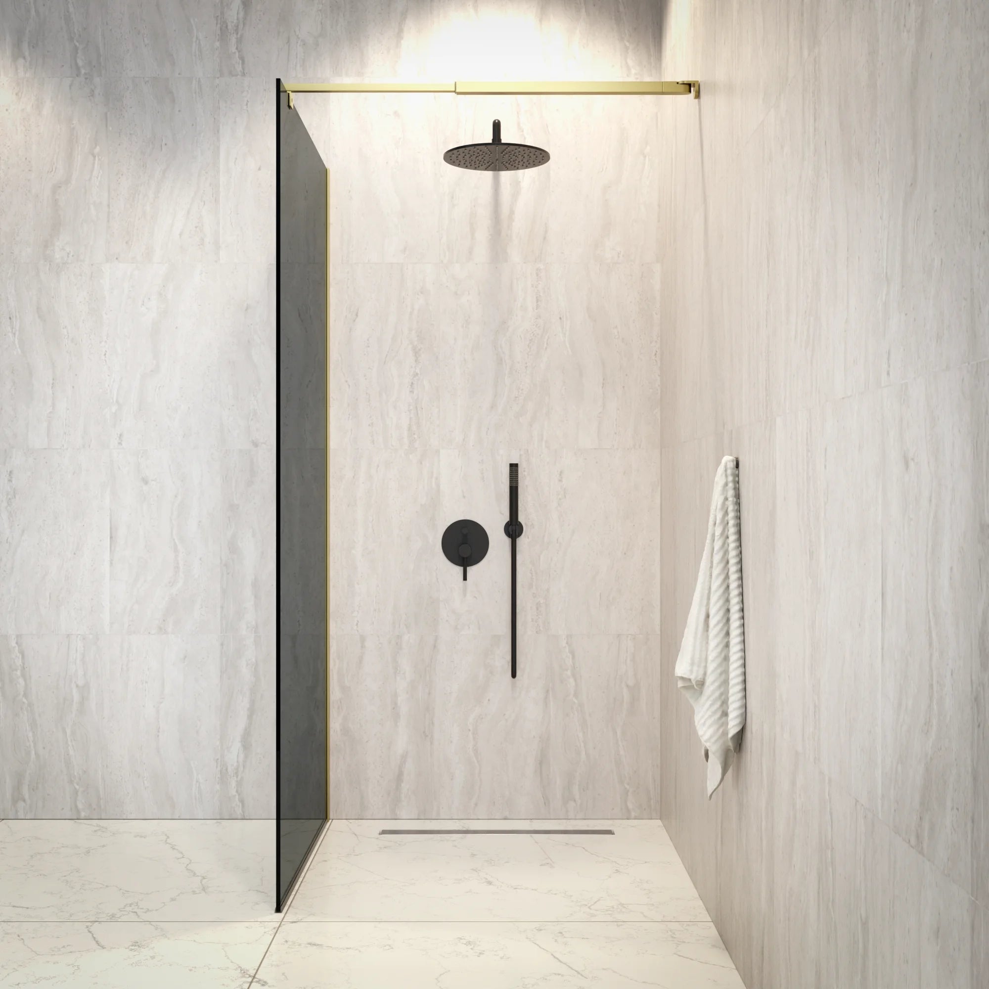 Douchewand Vero - 90x200cm