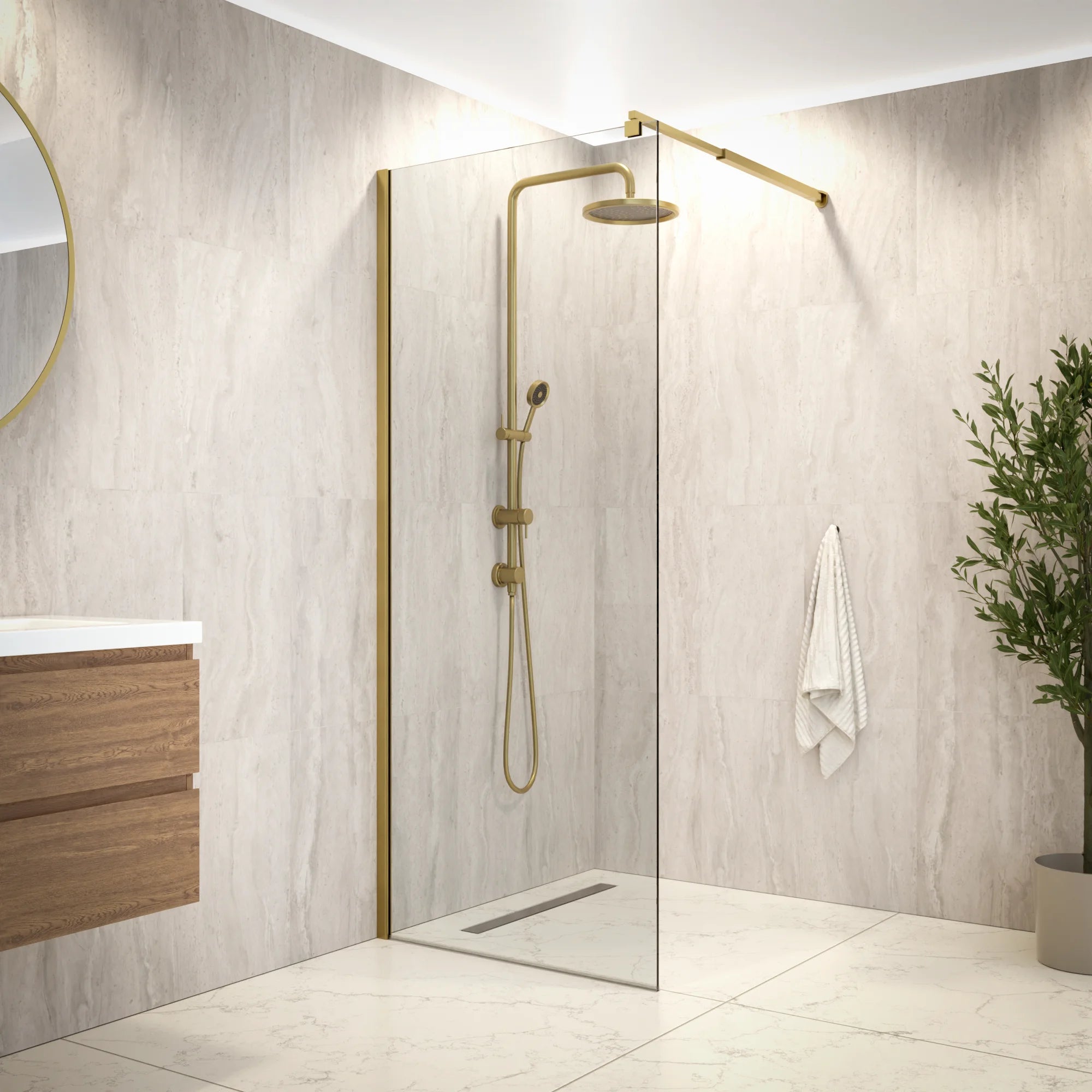 Douchewand Elva 80x200cm - Pre Order