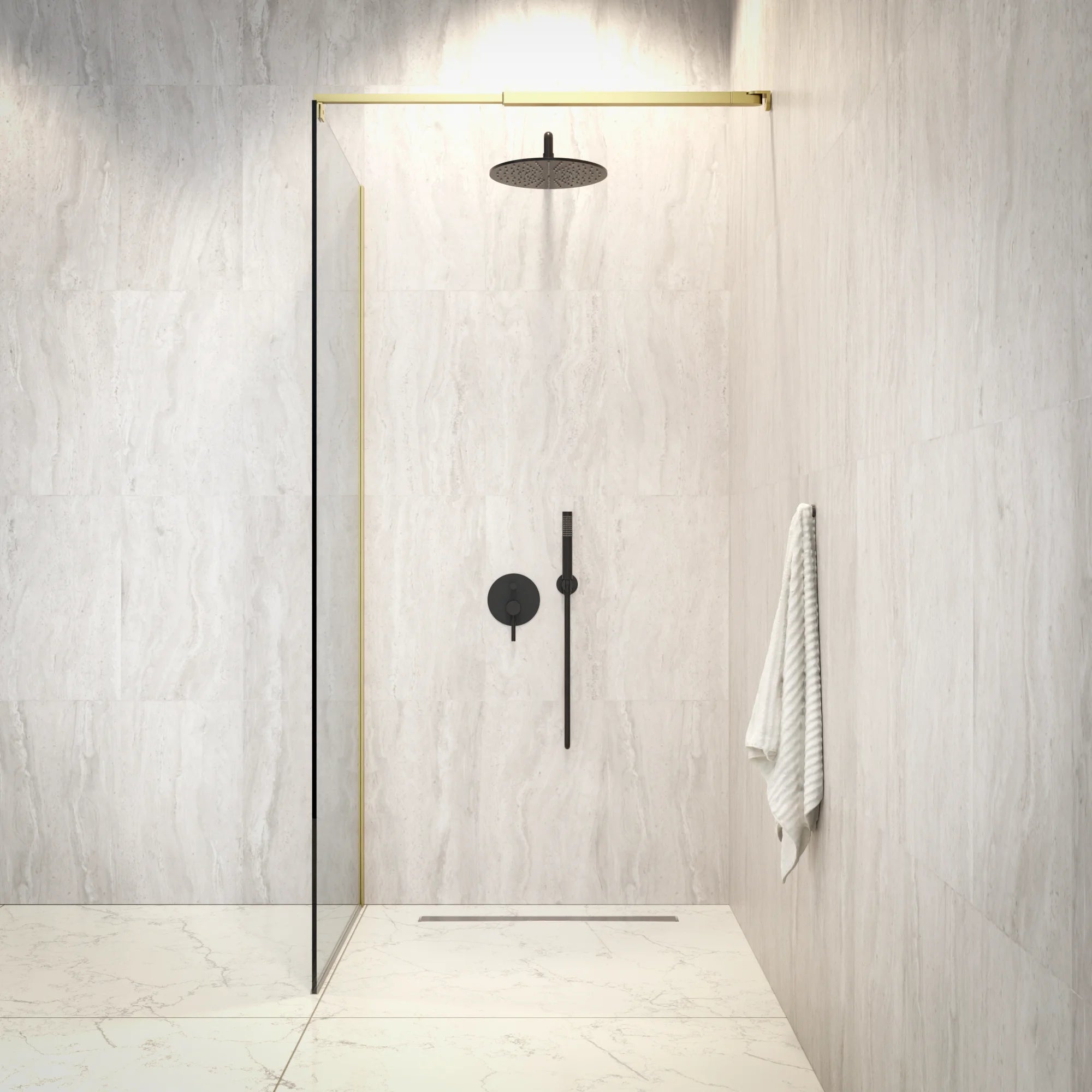 Douchewand Elva - 80x200cm