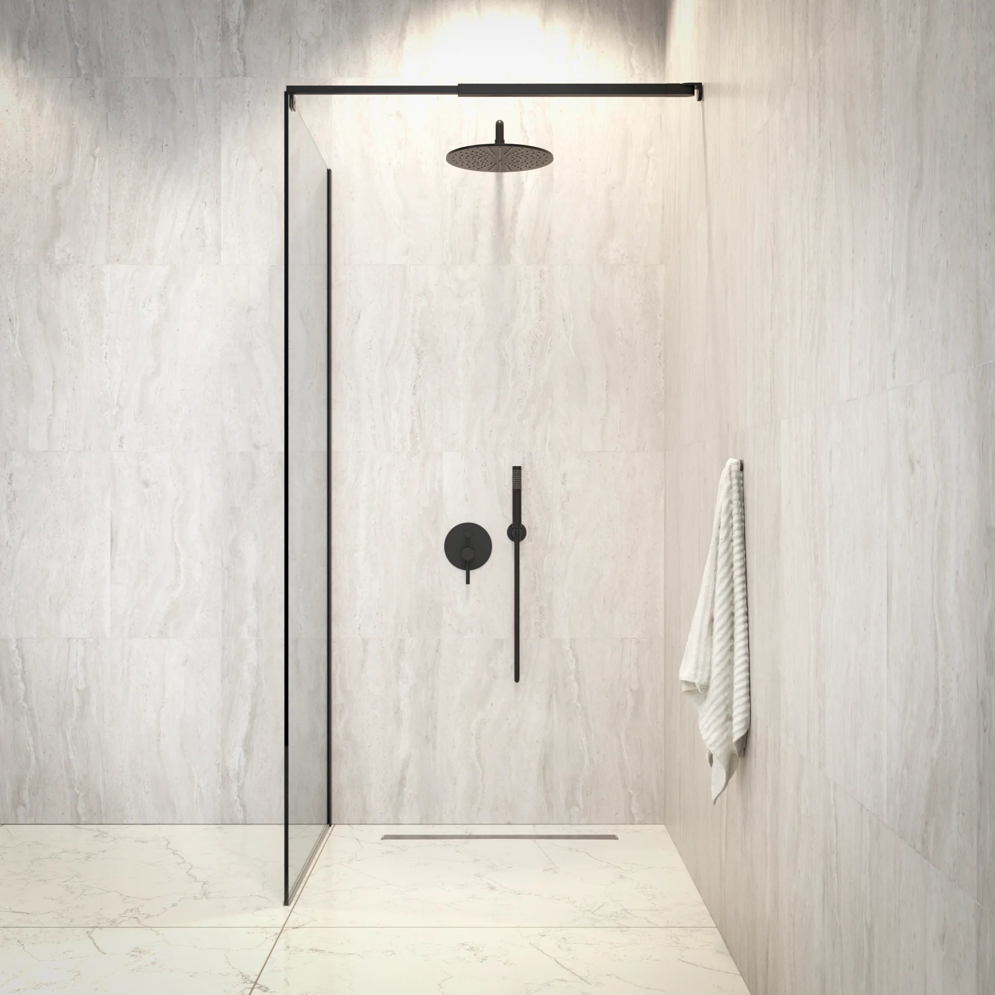 Douchewand Aris - 80x200cm