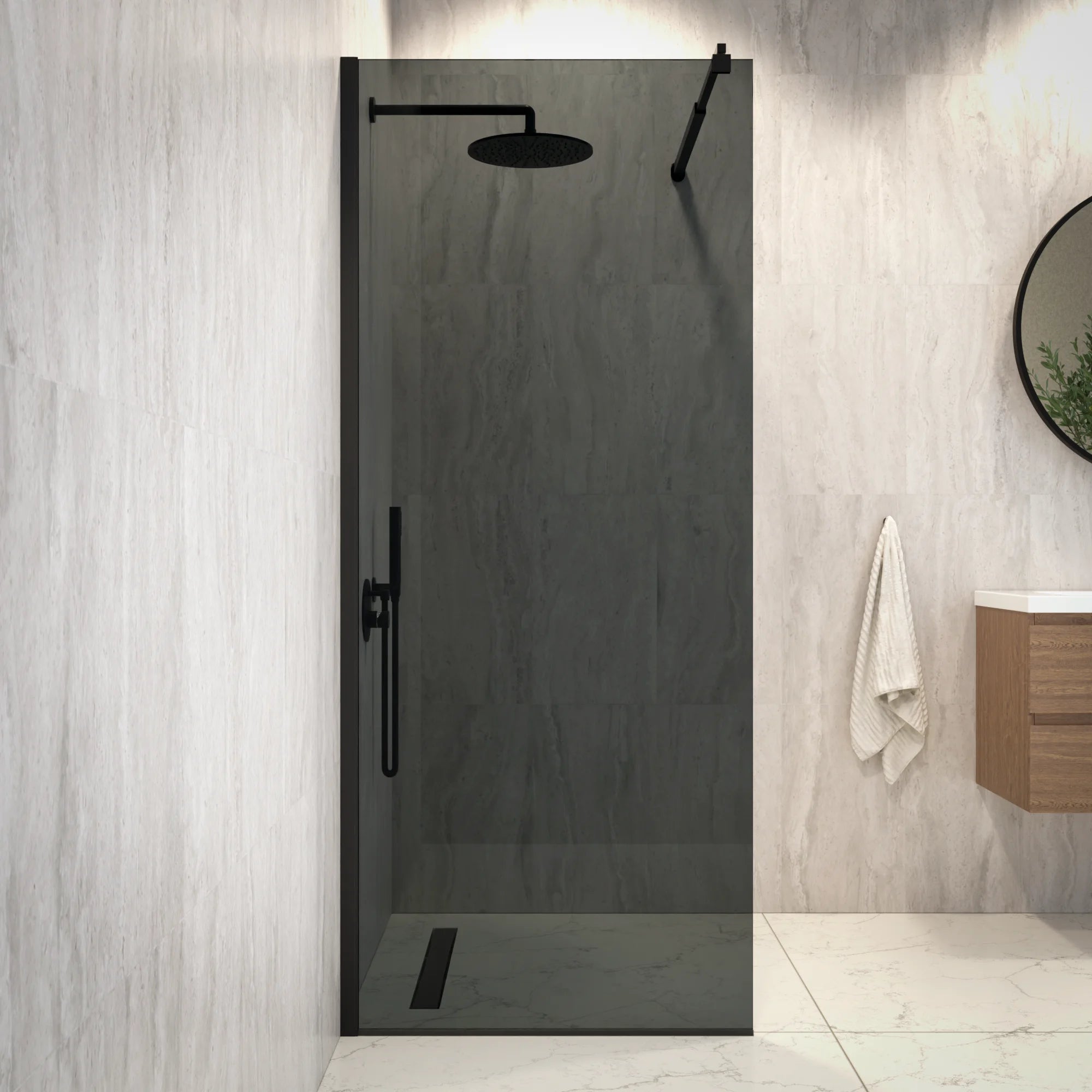 Douchewand Nova - 80x200cm