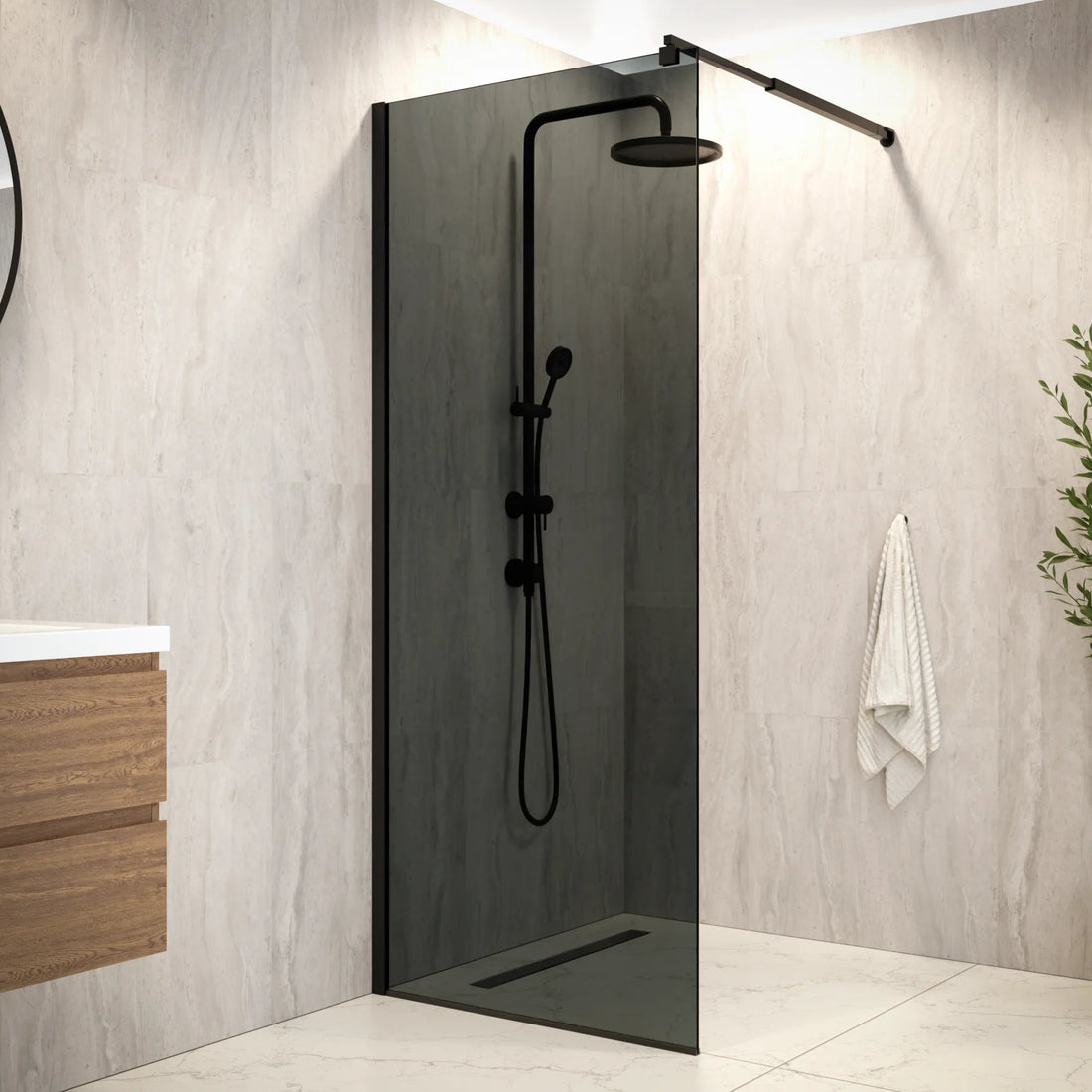 Douchewand Nova - 80x200cm