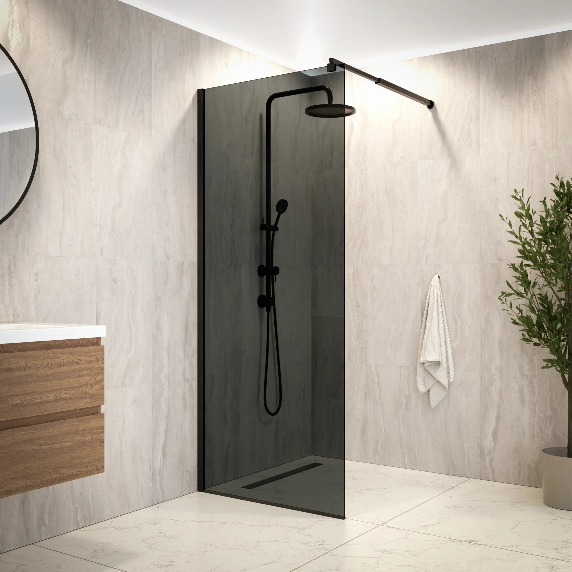 Douchewand Nova 80x200cm - Pre Order