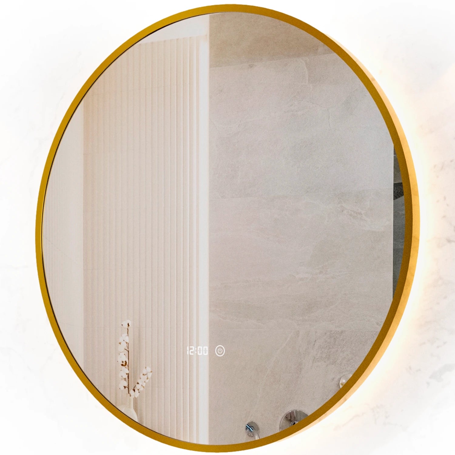 Badkamerspiegel - 80 cm - Goud Frame