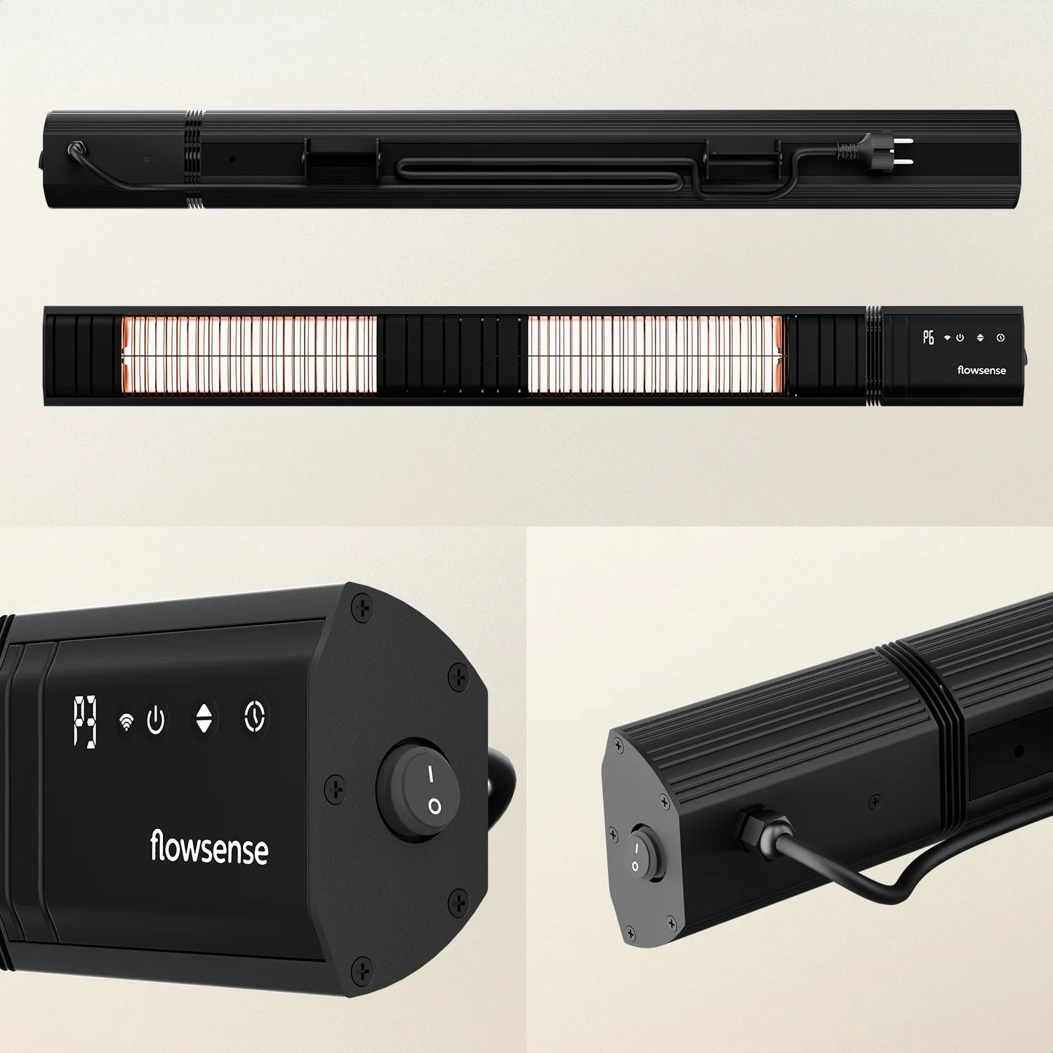 Flowsense Heater - Terrasverwarmer Elektrisch Hangend