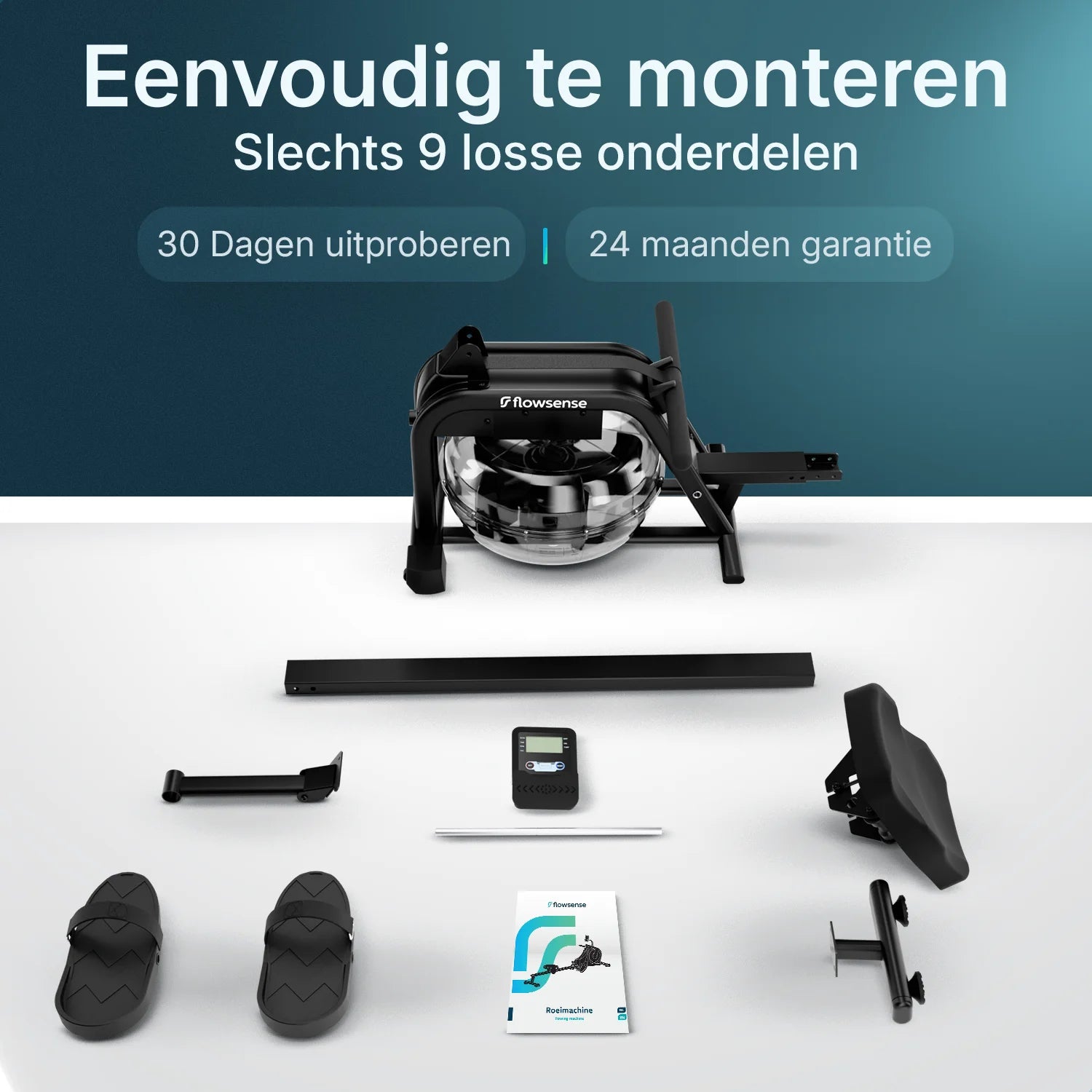 Roeitrainer - Elvora Wave - Dynamische Waterweerstand