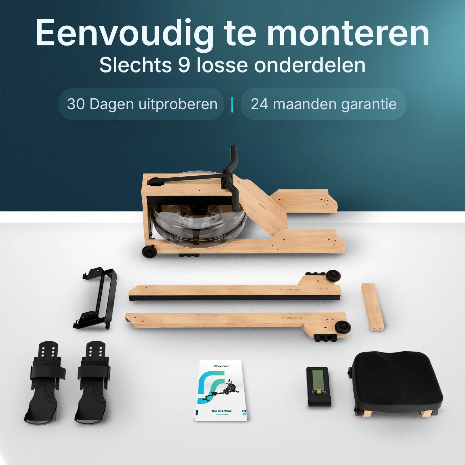 Roeitrainer - RowForge - Hout Met Waterweerstand
