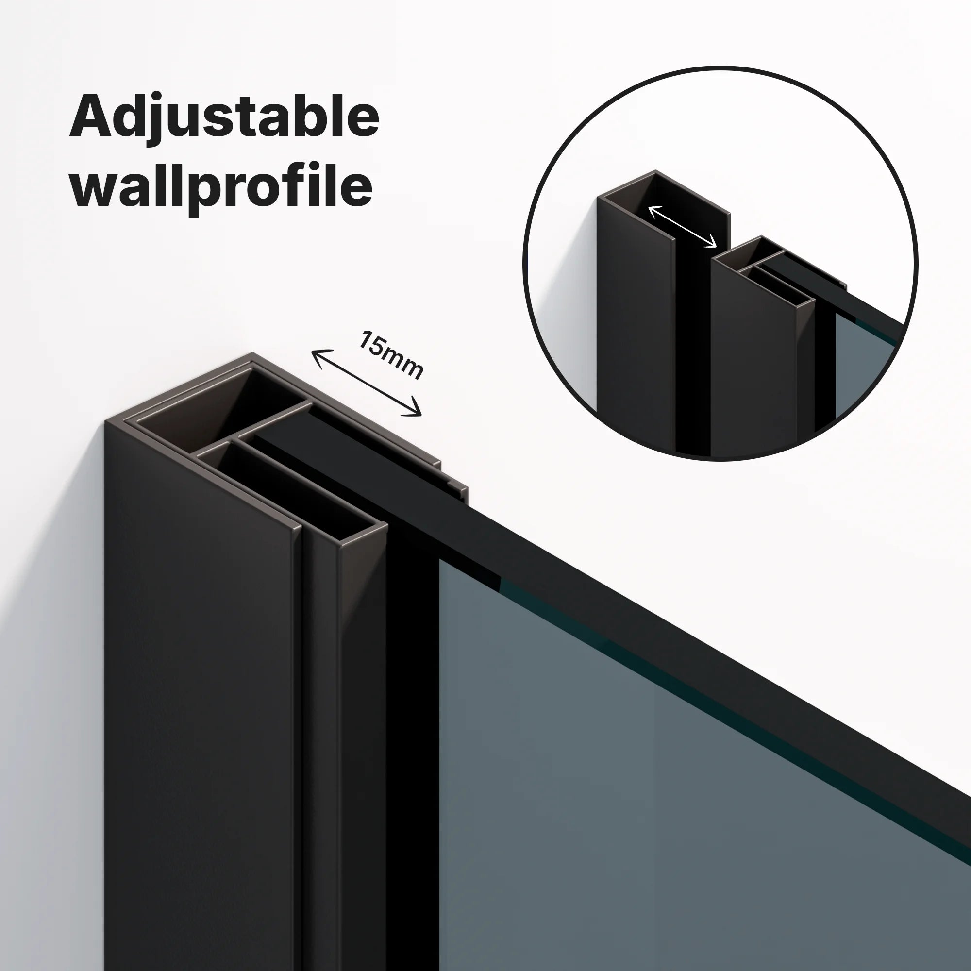 Douchewand Nova - 100x200cm - PRE-ORDER