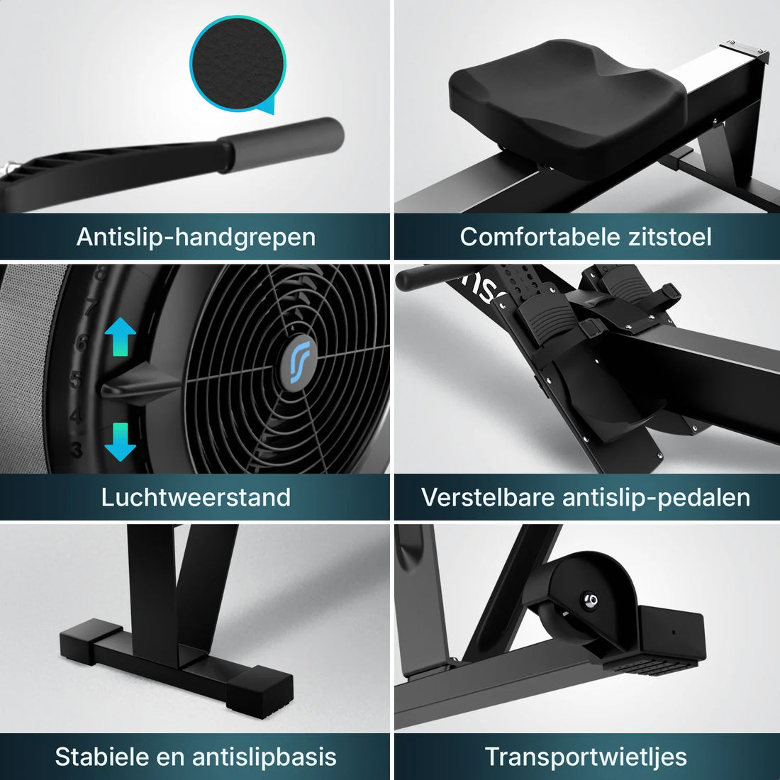 Roeitrainer - Elvora Air - Luchtweerstand