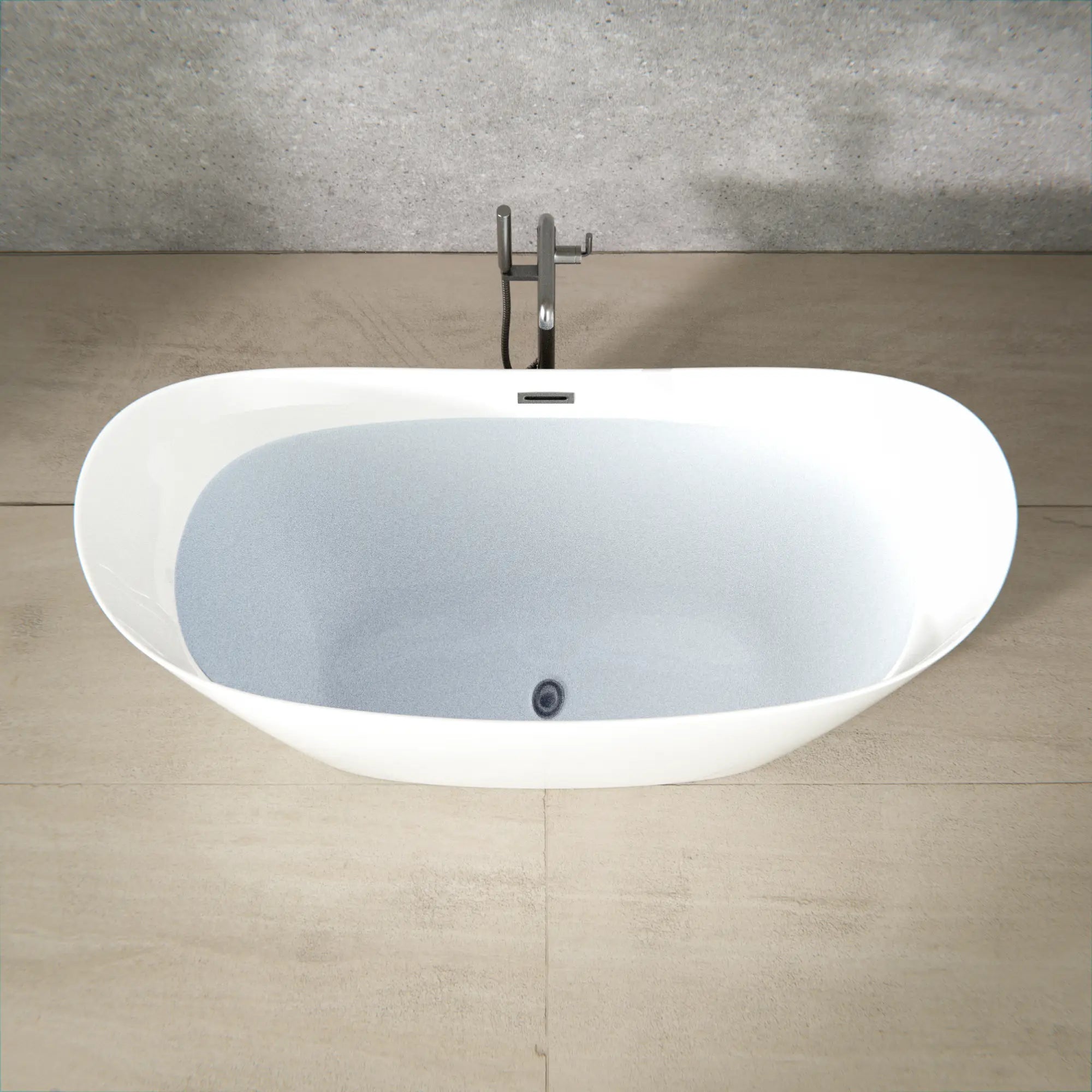 Badkamerbadkuip - 170x75x73cm - Wit - H6215