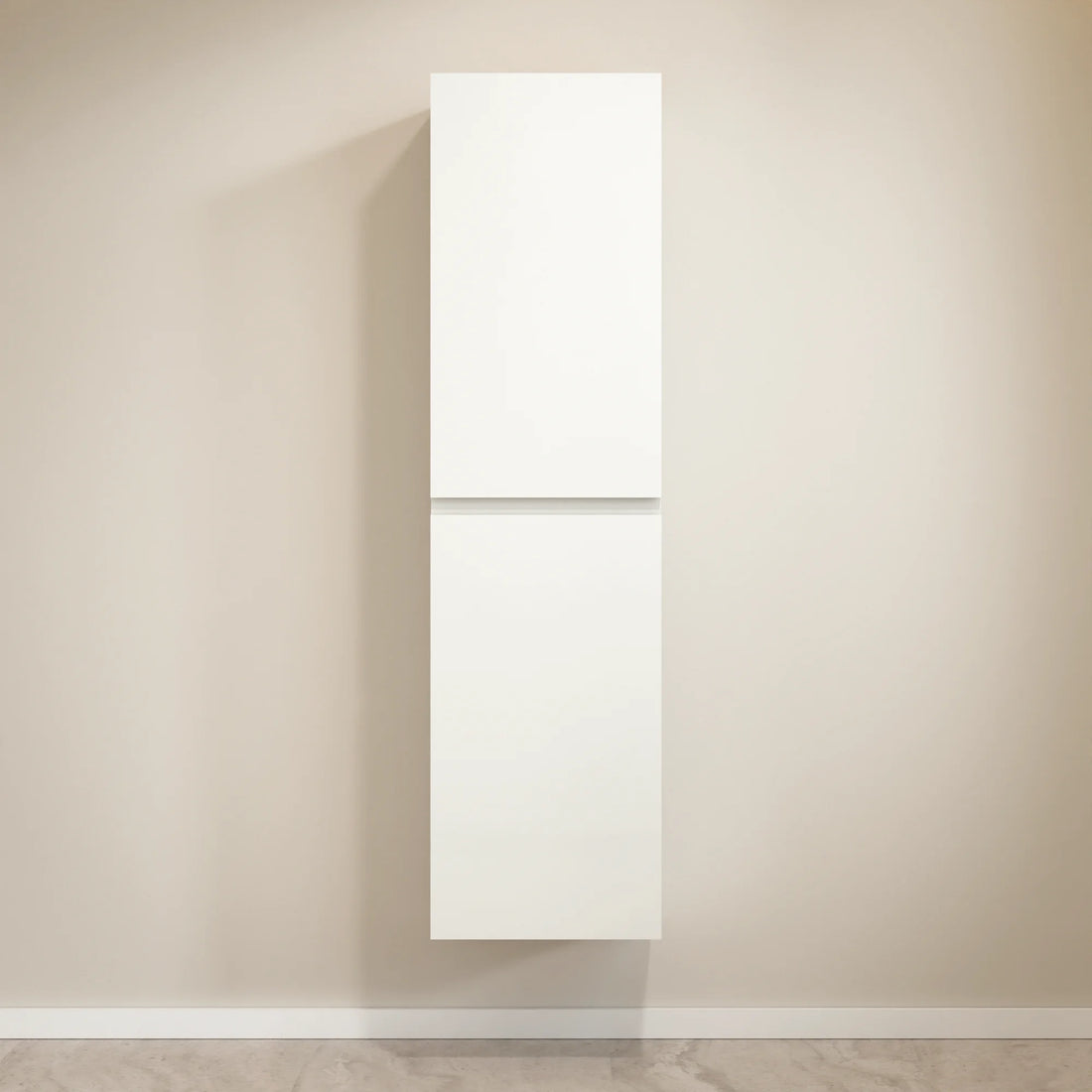 Kolomkast Ruvo - 150cm - Glanzend wit