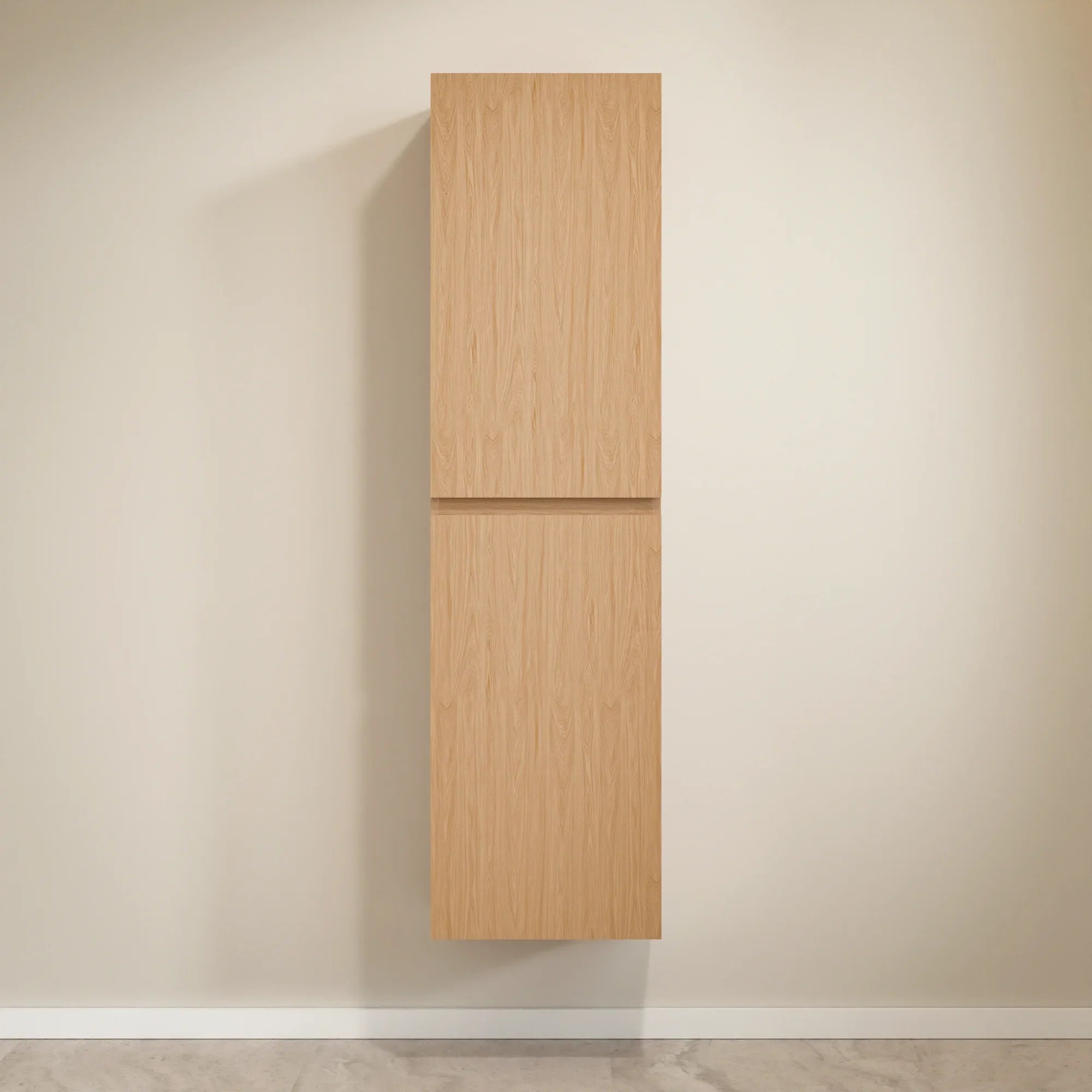 Badkamermeubel set Monaco - 100cm - Licht Eiken - Wastafel Zwart - PRE-ORDER