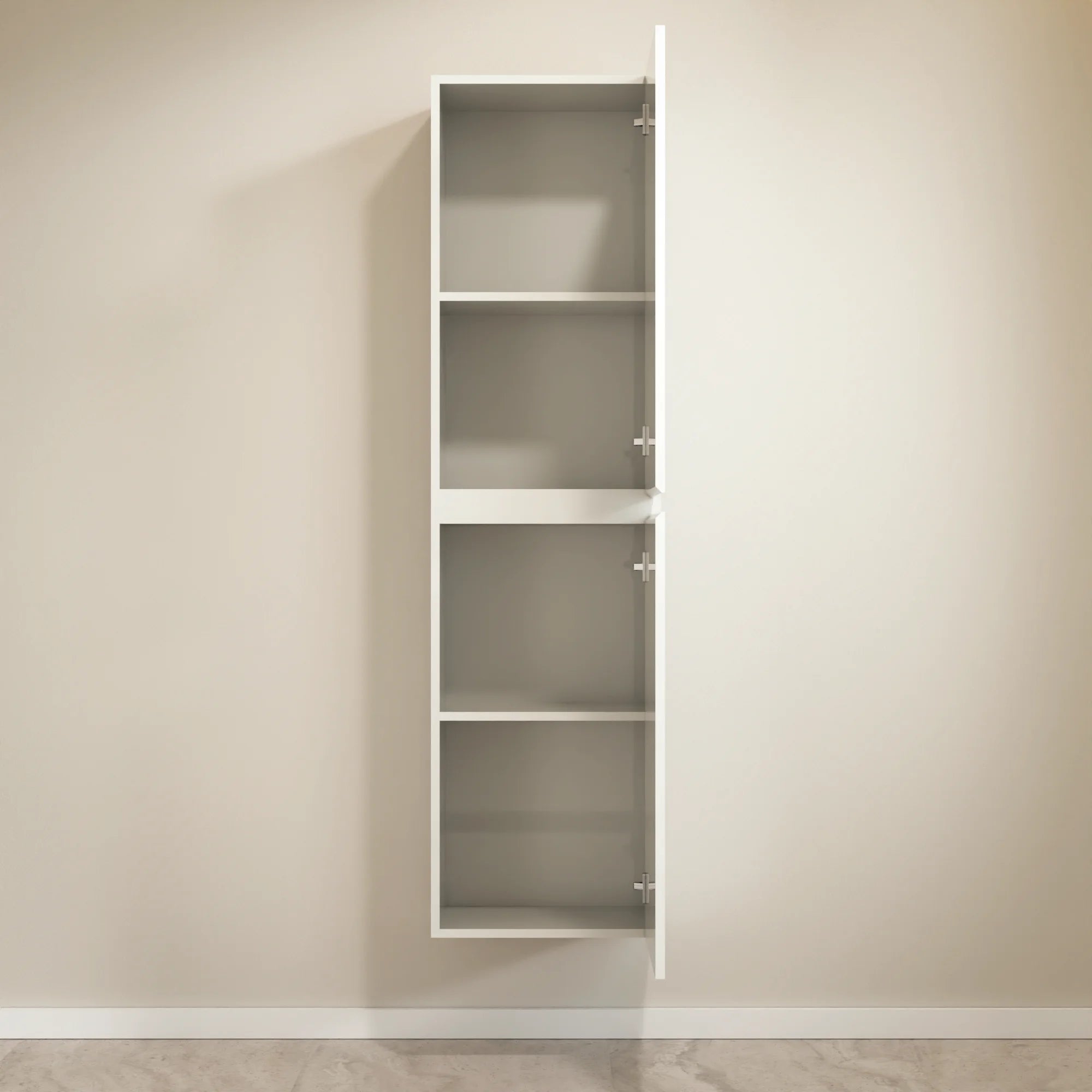 Kolomkast Ruvo - 150cm - Wit