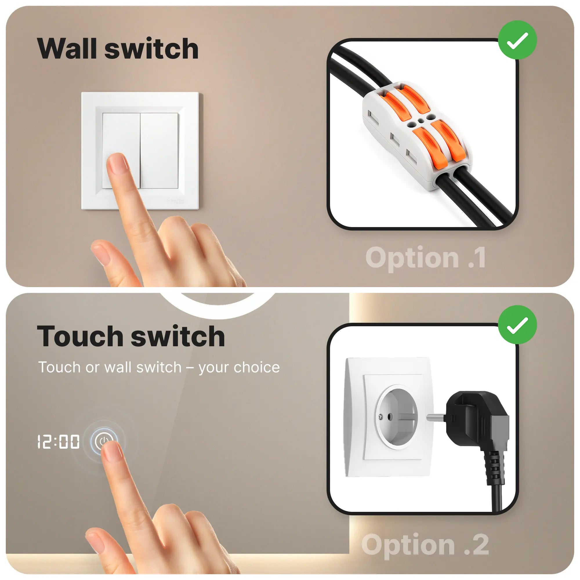 Badkamerspiegel - 60x80cm - Frameloos