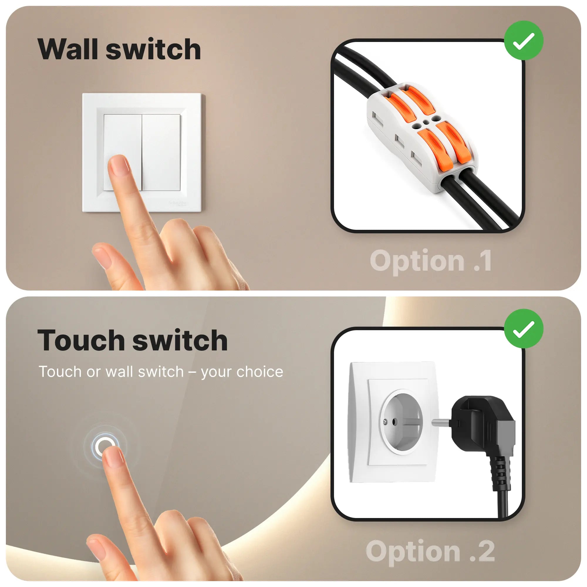 Badkamerspiegel - 100x62.5cm Asymmetrisch - Frameloos - PRE-ORDER