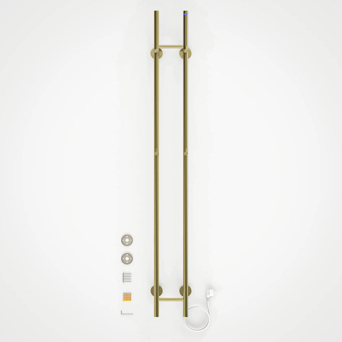 Elektrische Staafhanddoekradiator Dubbel - 70 Watt - 150x16.8 cm - Goud