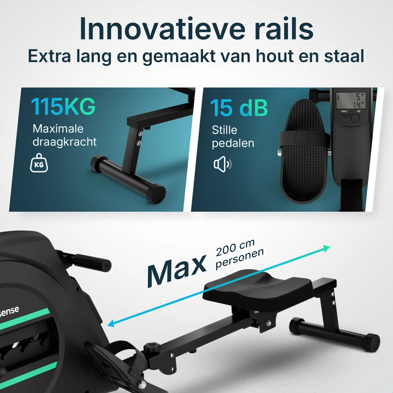 Roeitrainer - Elvora Lite - Elastische weerstand