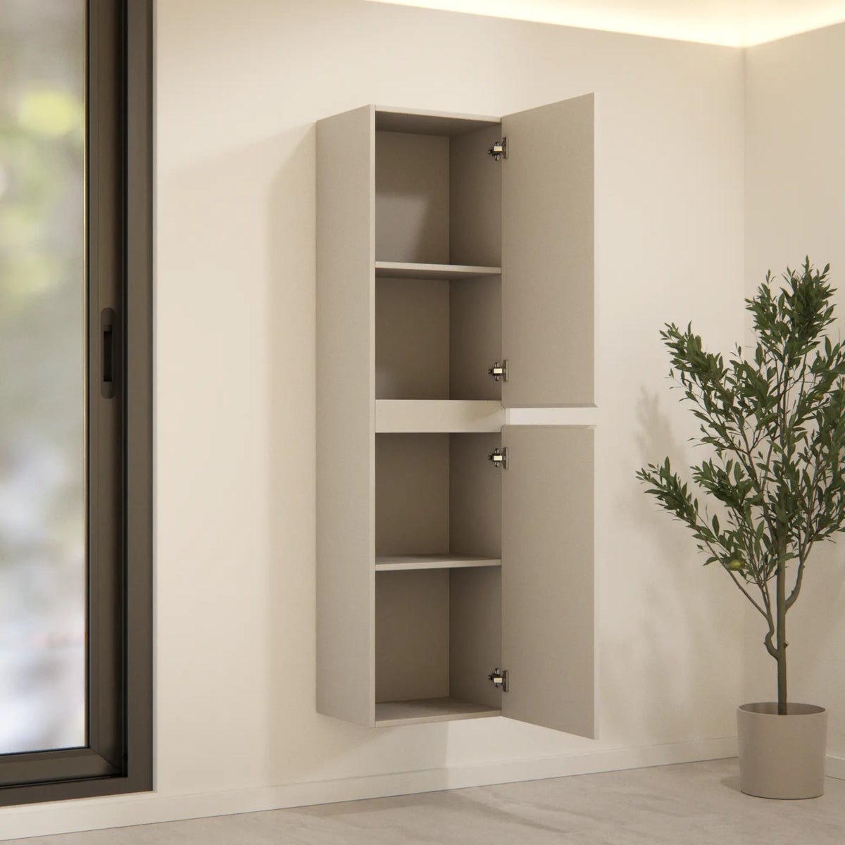 Kolomkast Ruvo - 150cm - Taupe