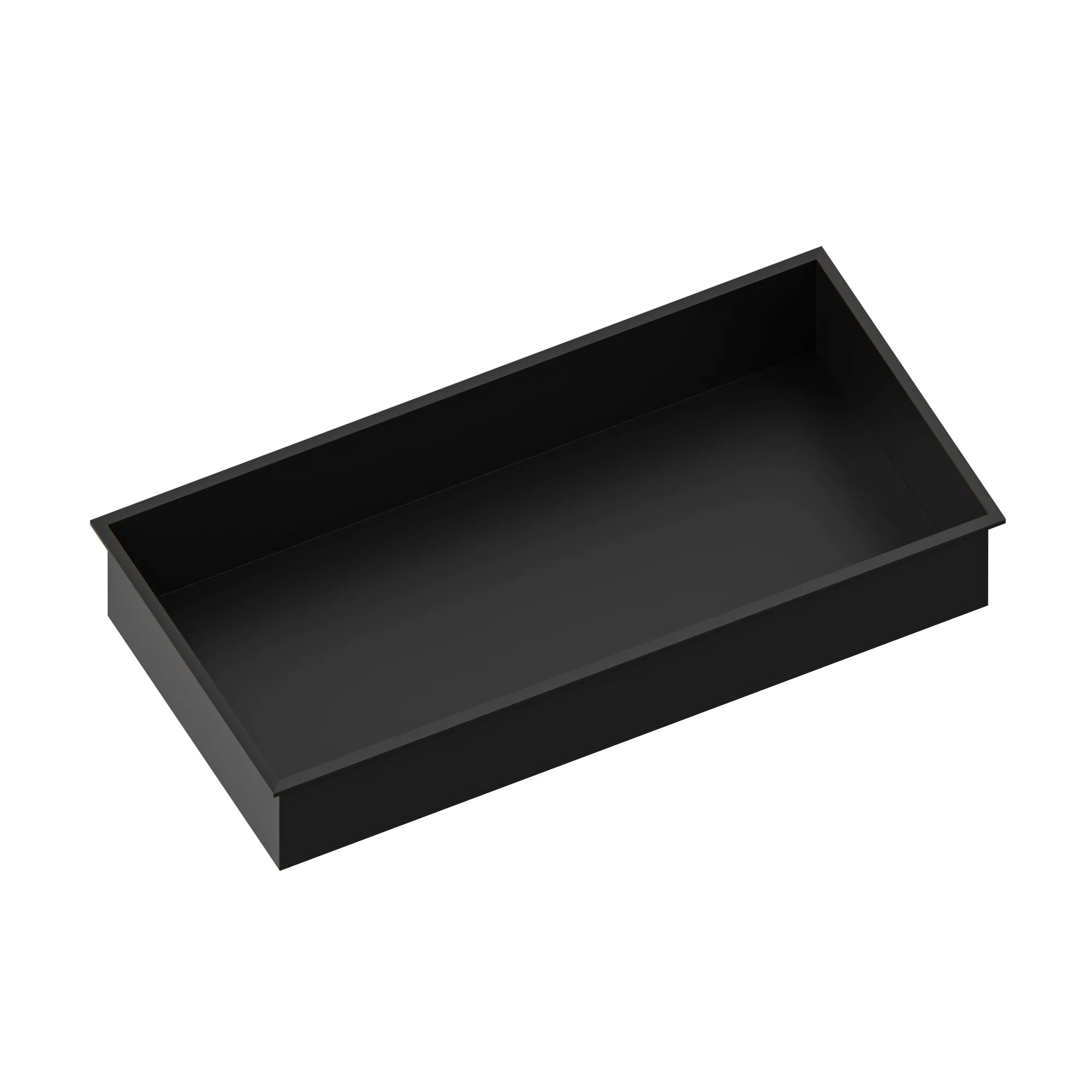 Badkamernis - 60x10 - zwart