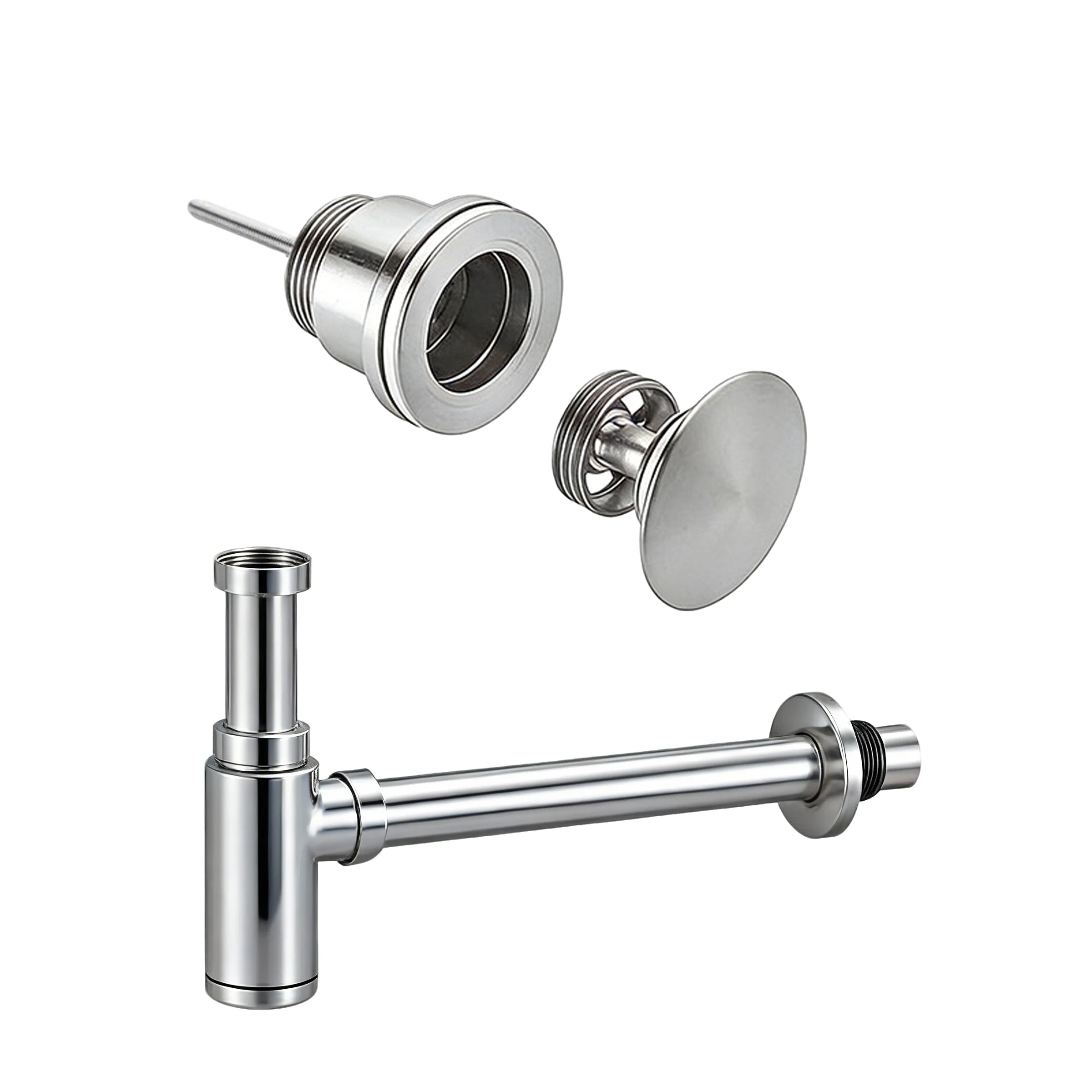 Afvoerset Chrome - Clickwaste Afvoerplug - Sifron - PRE-ORDER