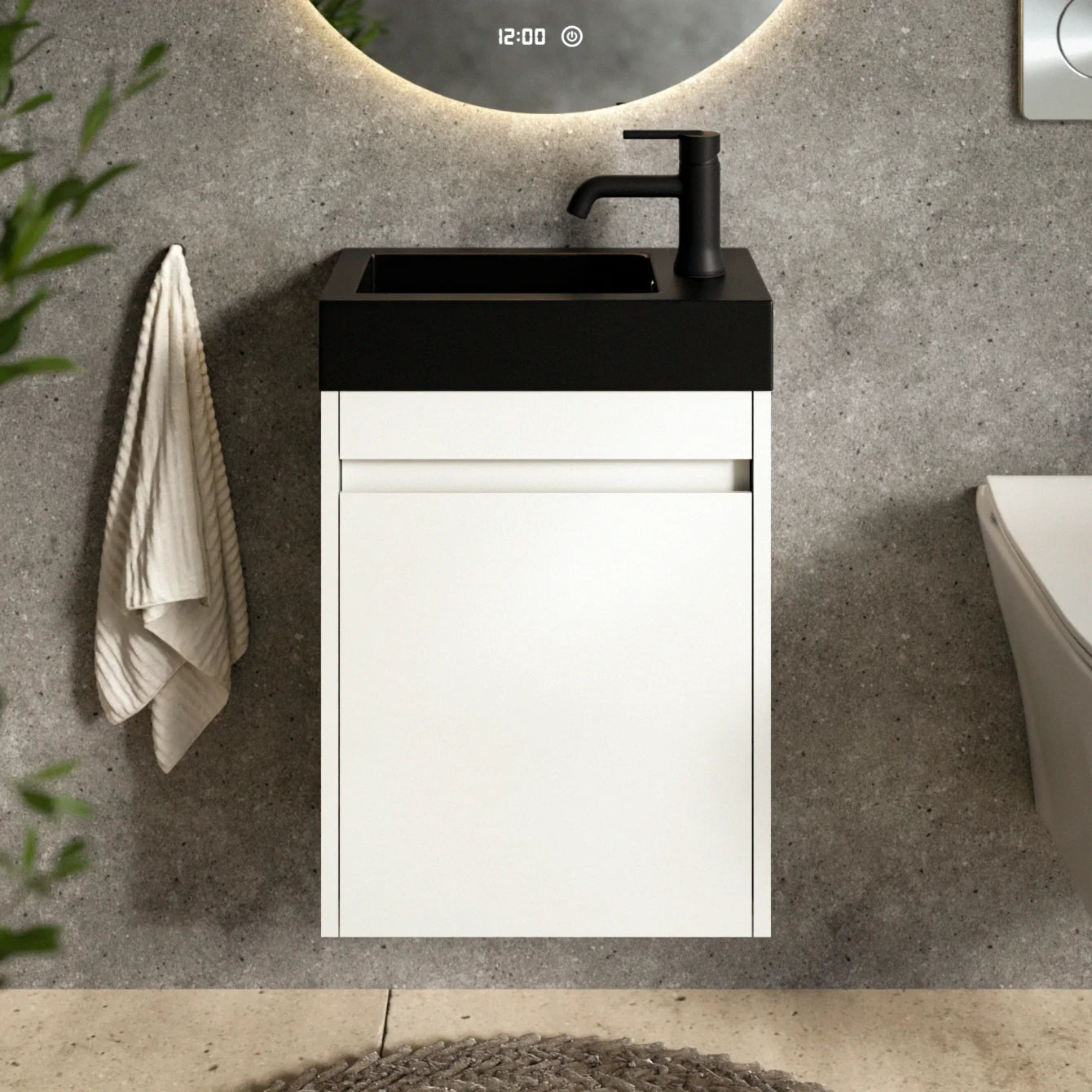 Toiletmeubel Elen - 40cm - Wit