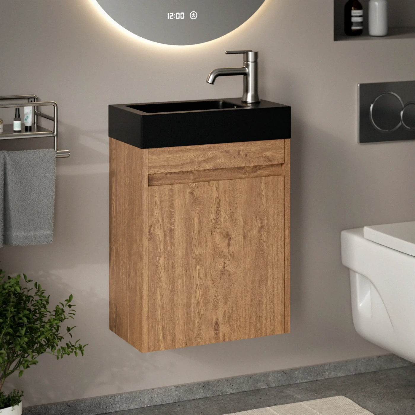 Toiletmeubel Elen - 40cm - Warm Eiken