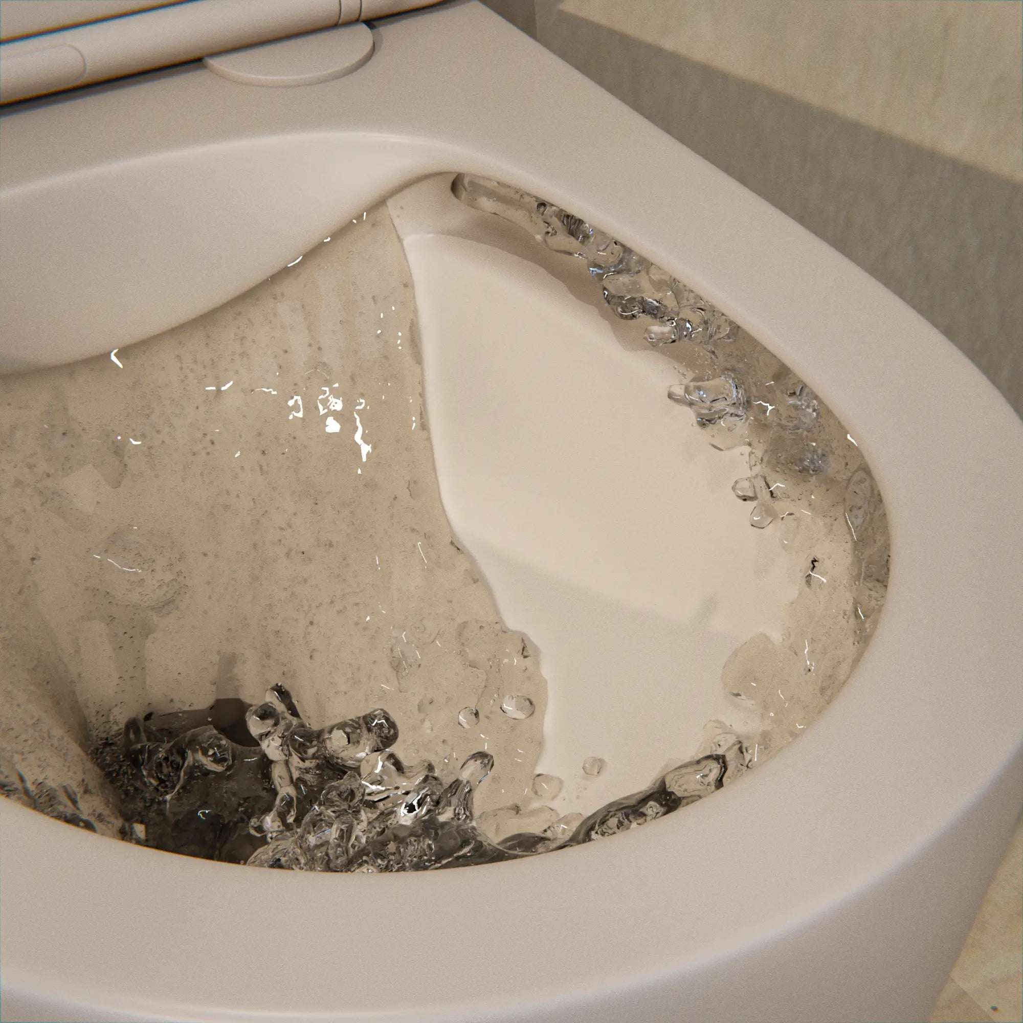Hangtoilet Varo - Randloos - Softclose Zitting - Taupe
