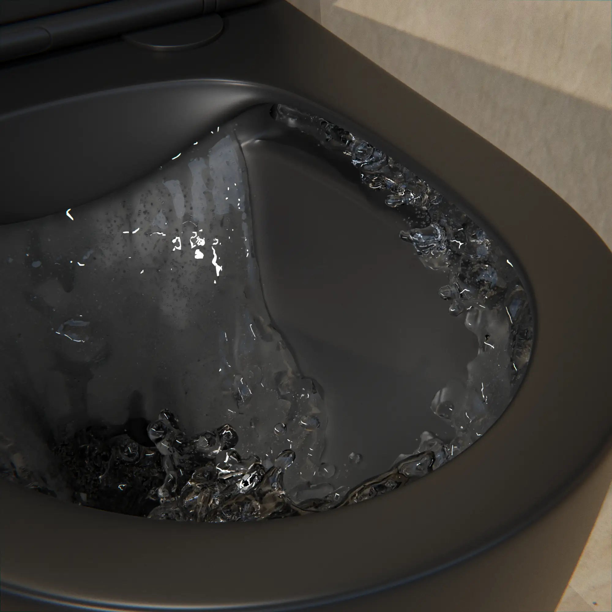 Hangtoilet Varo - Randloos - Softclose Zitting - Mat Zwart