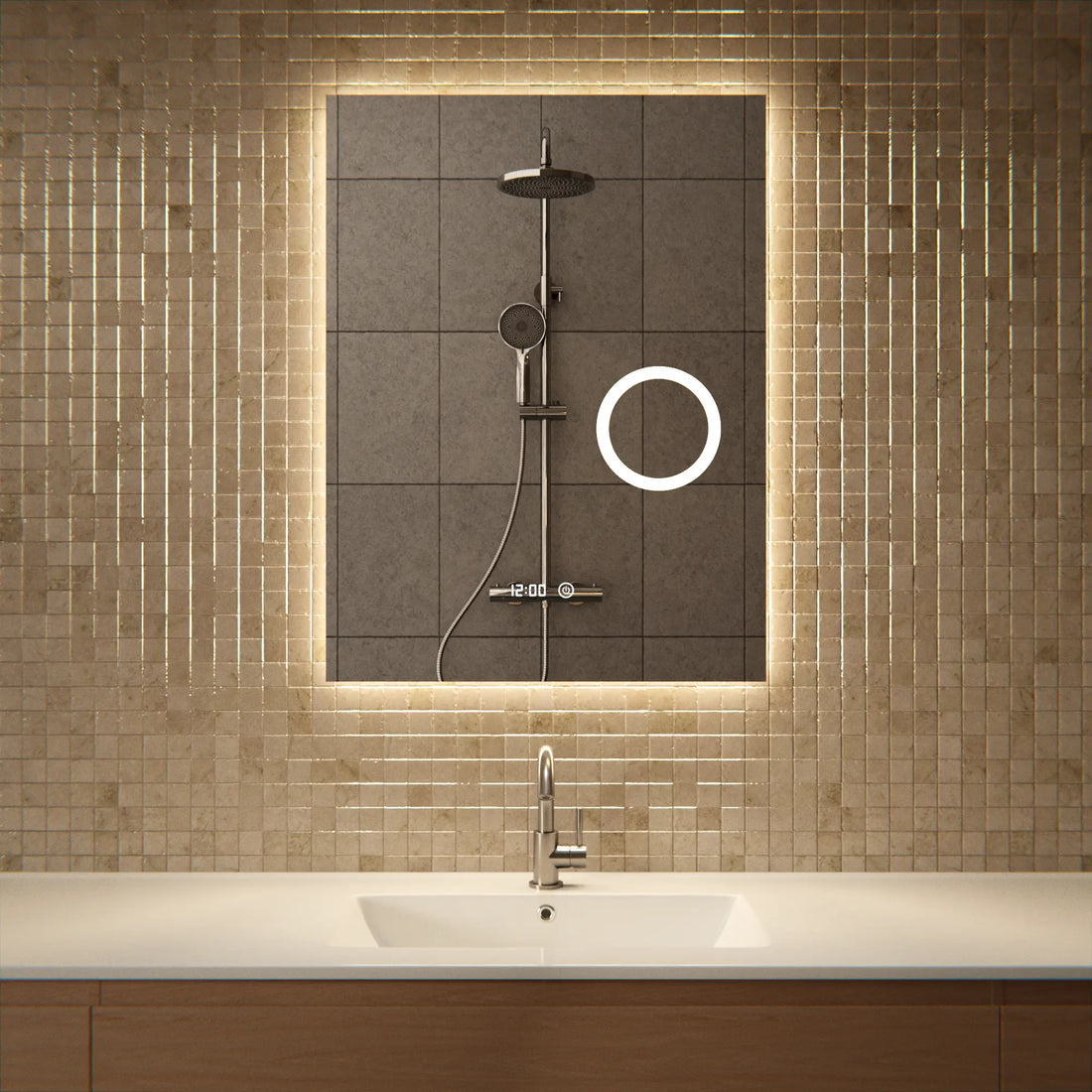 Badkamerspiegel - 60x80cm - Frameloos - PRE-ORDER