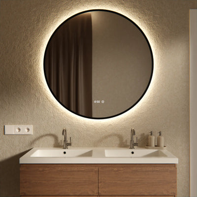 Badkamerspiegel - 100cm - Zwart Frame - second image