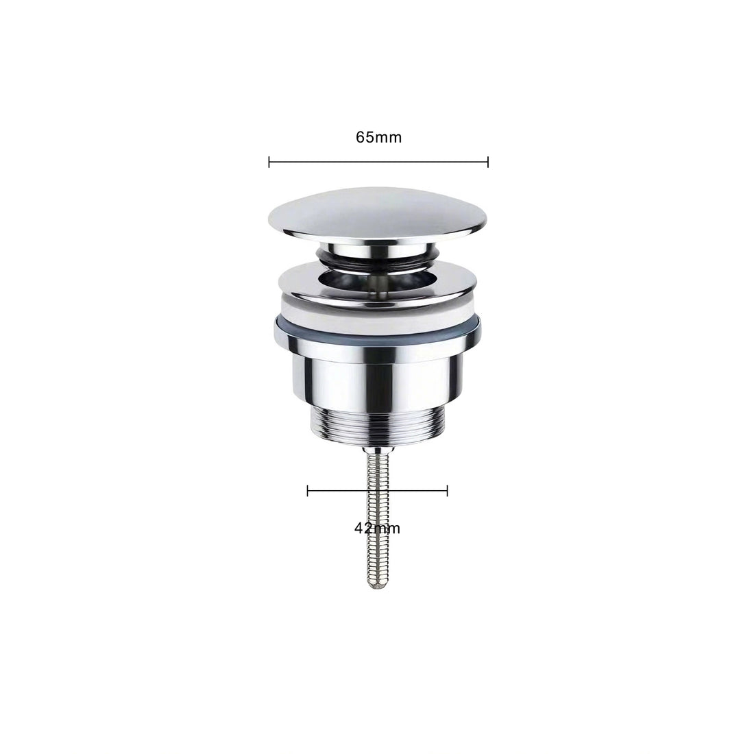 Afvoerset Chrome - Clickwaste Afvoerplug - Sifon
