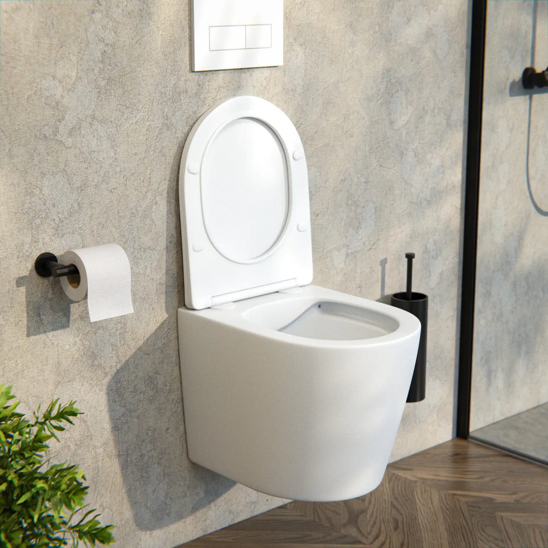 Hangtoilet Varo - Randloos - Softclose Zitting - Mat Wit